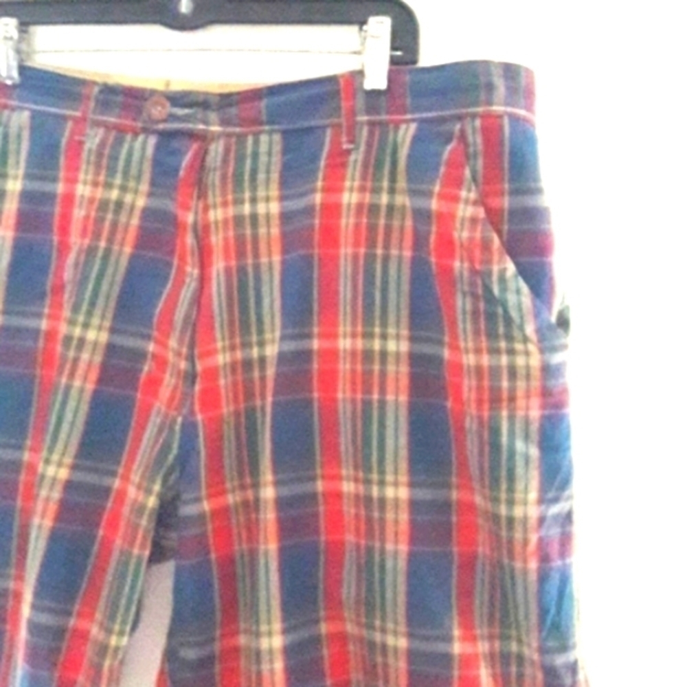 Bob Timberlake Reversible Khaki / Plaid Shorts, 40 - Picture 3 of 8